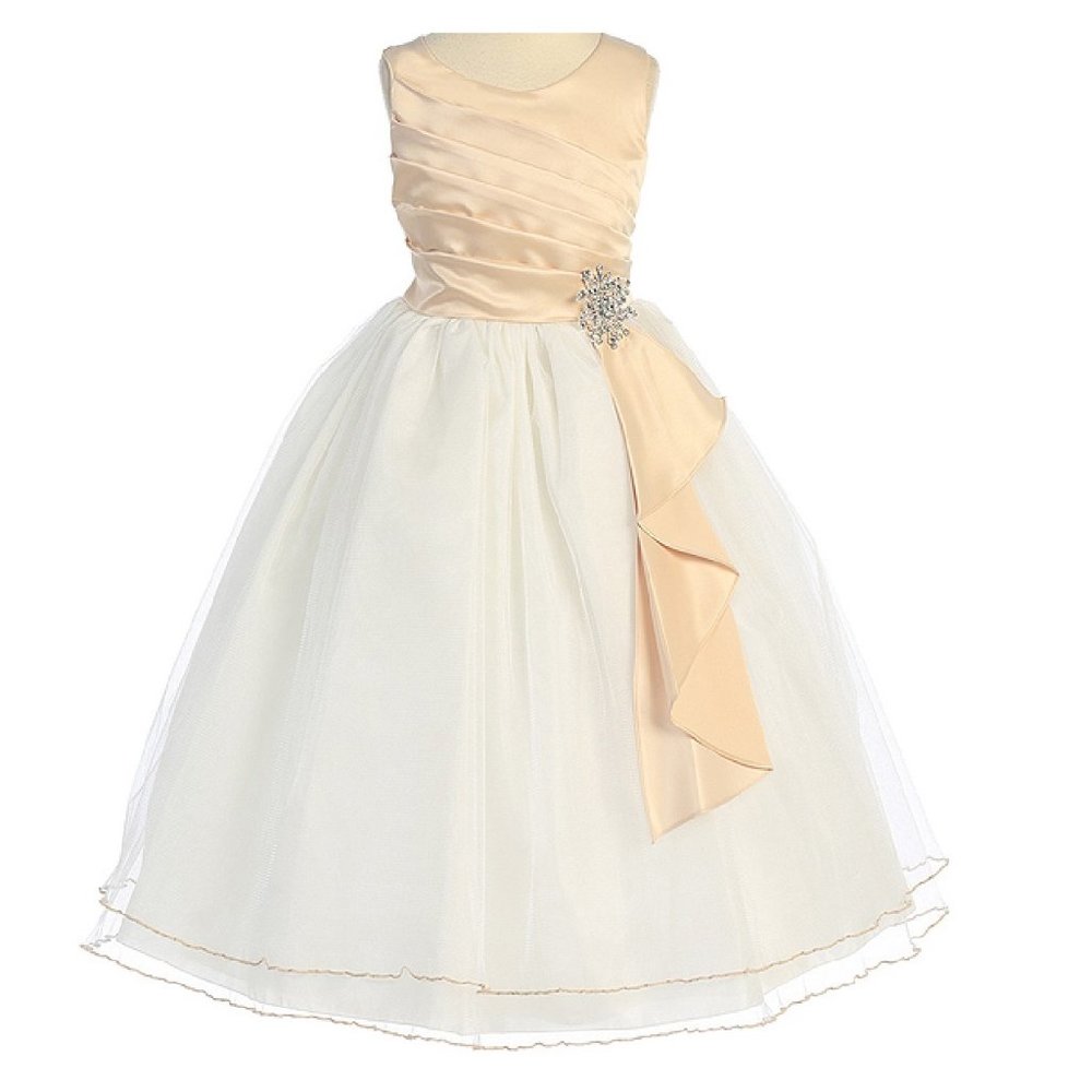 Big Girl Sleeveless Fabulous Communion Pageant Wedding Party Flower Girl…